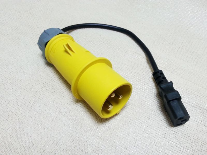230V IEC to 110V 3 Pin Plug 16A (PTA 2)