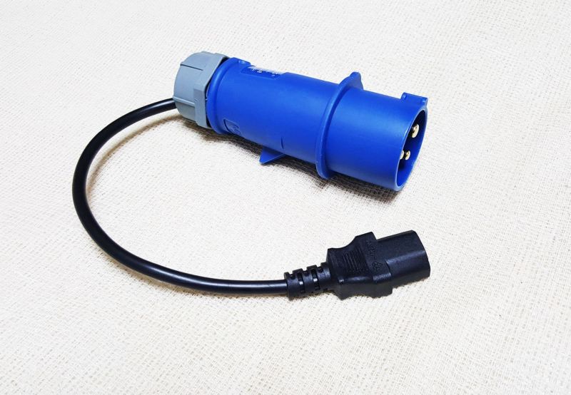 230V IEC to 230V 32A Plug PAT Testing Adaptor Lead (PTA18)