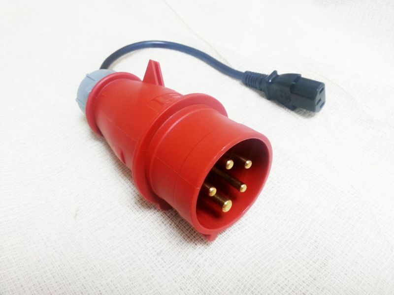 230V IEC to 3 Phase 5 Pin Plug 32A (PTA 17)