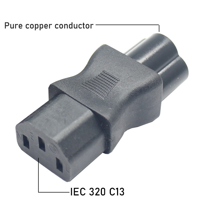 C6 to C13 Adaptor Pat Testing Cloverleaf Adap